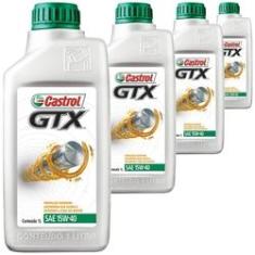 Imagem de 4 Óleo Mineral 15W40 Gtx Anti Borra Castrol Jac