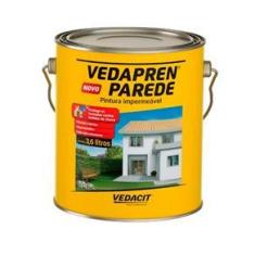 Imagem de Tinta impermeável para parede Vedapren 3,6 litros  Vedacit Vedacit