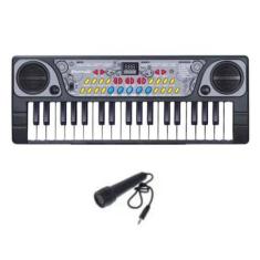 Imagem de Teclado Infantil Musical 37 Teclas Com Microfone Dm Toys