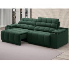 Imagem de Sofá Com Porta Copos Carregador Usb Ret Rec Samurai 2,50M Velosuede Ve