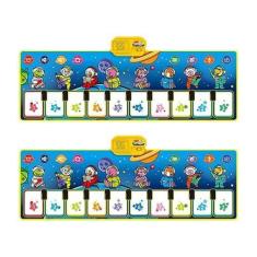 Imagem de Kit 2 Un-Piano Music Mat Tapete Para Crianças Infantil Bebês - DRAIK