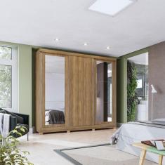 Imagem de Guarda-Roupa Kappesberg C/Pés E 6 Espelhos 3Portas 8Gavetas