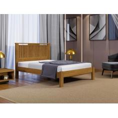 Imagem de Cama Casal Ripado Alaska 100% Mdf C/Extrado Madeira - Carmolar