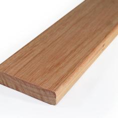 Imagem de Tábua Aparelhada 2,1x9,5x100cm Jardim e Varanda Rosa