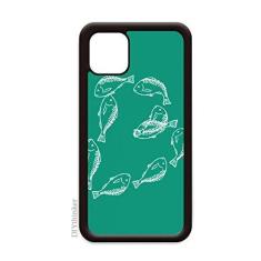 Imagem de Capa com combinação de números de letras de peixe para iPhone 12 Pro Max para Apple Mini Mobile Case Shell