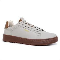 Imagem de Tênis Casual Ferracini em Couro Cinza Sola Borracha Âmbar 9130694CZ-Masculino