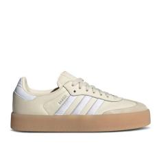 Imagem de adidas Tênis feminino Sambae, Wonder Branco/Nuvem Branco/Prata Metálico, 38