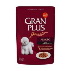 Imagem de Ração Úmida GranPlus Gourmet Sachê para Cães Adultos Sabor Ovelha - 10