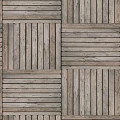 Imagem de Papel De Parede Adesivo Lavável Madeira De Demolição 15M