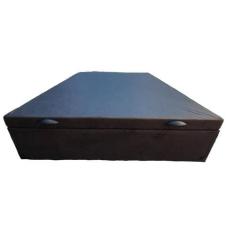 Imagem de Cama Box Baú Casal Suede Marrom - Imperium Do Sono