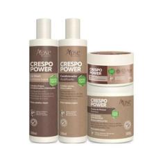 Imagem de Kit Crespo Co Wash Condicioandor Máscara 300ml Creme De Pentear 500g -