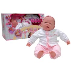 Boneca bebê reborn realista 42CM 1,8 kg rosa - baby brink no Shoptime