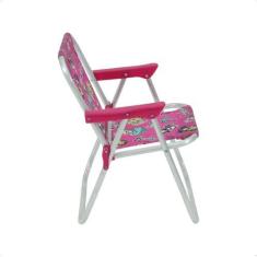Imagem de Cadeira De Praia Infantil Em Alumínio Barbie Bel (P55) 025210