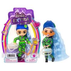 Imagem de Boneca Barbie Extra Mini Blusa Verde Smile Mattel Hgp62