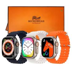Imagem de Relogio Inteligente W69 Mini Watch Ultra Tela 45mm Unissex C/Acessorios e Pulseiras Smartwatch-Unissex