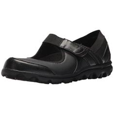 Imagem de Tênis de caminhada feminino Propet Onalee casual - preto, Todo preto, liso, 8 Wide