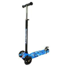 Imagem de Patinete Light Speed Infantil Azul 3 Rodas Led Até 40Kg - Zippy Toys