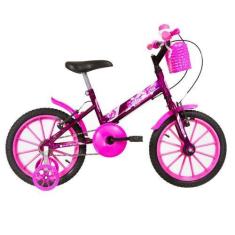 Imagem de Bicicleta Ultra Kids T Lilás E Rosa Aro 16 - Ultrabike