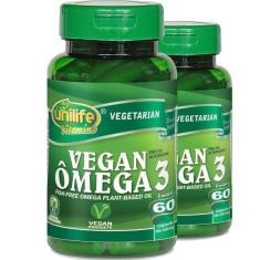 Imagem de Kit 2 Ômega 3 Vegetal 60 Cápsulas Unilife