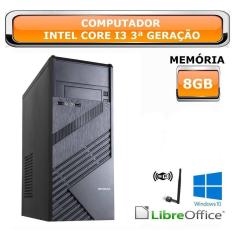 Imagem de Computador CPU PC Intel Core i3 3ª Geração - Memória 8 GB