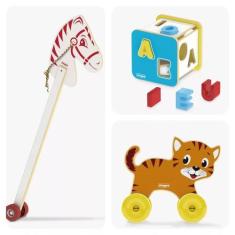 Imagem de Kit De Brinquedos Educativos Primeira Infância 1 Anos + - Brinque E Le