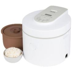 Imagem de Panela de Arroz Elétrica 3 Litros com 7 Programas, 110V 600W, AROMA, Branca