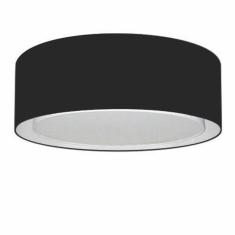 Imagem de Plafon Duplo Cilíndrico Md-3037 60X25Cm Preto - Bivolt