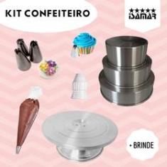 Imagem de Kit Confeitaria Iniciante Bailarina + Formas + Bicos + Sacos