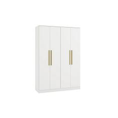 Imagem de Guarda-Roupa 4 Portas 2 Gavetas Kappesberg Adapt Branco
