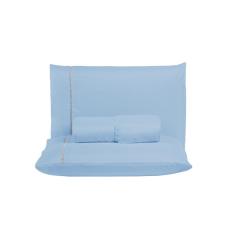 Imagem de Kit jogo Lençol Queen 3 Peças 400 Fios Ponto Palito Conjunto Cama Box