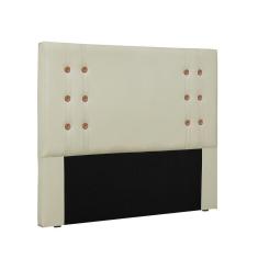 Imagem de Cabeceira Gênova Para Cama Box Solteiro 90cm Corino Bege