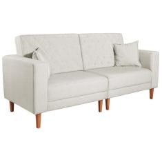 Imagem de Sof  03 Lugares Living Ponza Linho - Bege