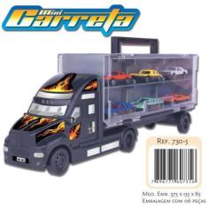 Imagem de Caminhao Mini Carreta C/6 Veiculos - Braskit