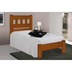 Imagem de Cama Solteirão (Solteiro Extra) Madri De Madeira Maciça Angelim Pedra/