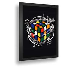 Imagem de Quadro Decorato Poste Cubo Magico Nerd Geek Classico Retro