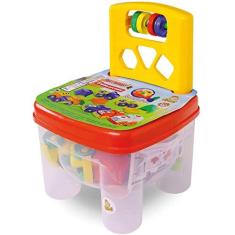 Imagem de Brinquedo para Montar Cadeira com Carrinhos para Montar Dismat