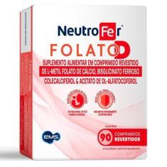 Imagem de Suplemento Alimentar Neutrofer Folato D 90 Comprimidos
