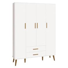 Imagem de Guarda Roupa Infantil Isis 4 Portas E 2 Gavetas - Reller M ve