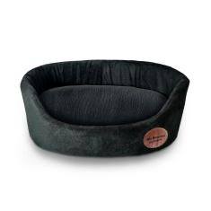 Imagem de Cama São Benedito Pet Europa Luxo Sued Preta Para Cães - Tamanho 3