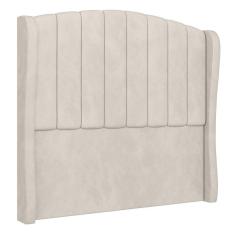 Imagem de Cabeceira Casal King Cama Box 195cm Glenda I02 Veludo Bege Mpozenato