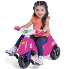 Imagem de Triciclo Tico Tico Rosa Infantil Com Pedal Lelecita Calesita