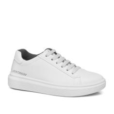 Imagem de Tênis Casual Pegada Infantil em Microfibra Branco 372105-01-Masculino