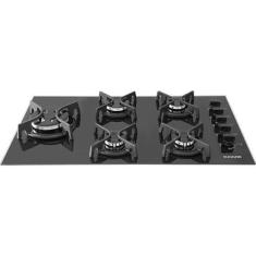 Imagem de Cooktop vidro preto 5 queimadores fg5535fvp - Suggar, Preto, Bivolt