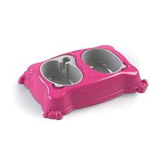 Imagem de Comedouro Plast Pet New Pratic Rosa - Tamanho GG