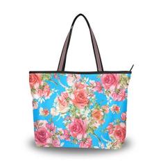 Imagem de Bolsa de ombro feminina My Daily com lindas s floral, Multi, Medium