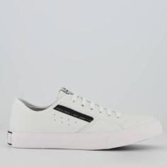 Imagem de Tênis Coca Cola Florida Leather Feminino Branco e Preto-Feminino