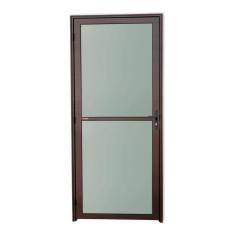 Imagem de Porta Vidrão Super 25 Vidro Boreal 210cm x 90cm Brimak Corten