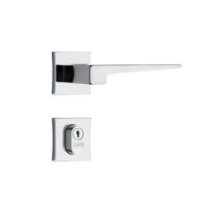 Imagem de Fechadura Stam Classic 55 3200 Roseta Quadrada Externa Cromado