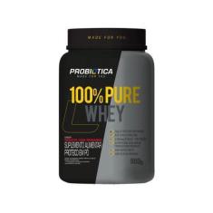 Imagem de Whey Protein Concentrado Probiótica 100% Pure - 900G Iogurte Com Moran