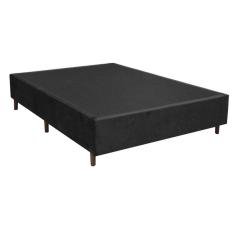 Imagem de Base Box Casal 27x188x138cm Sommie Gazin Preto